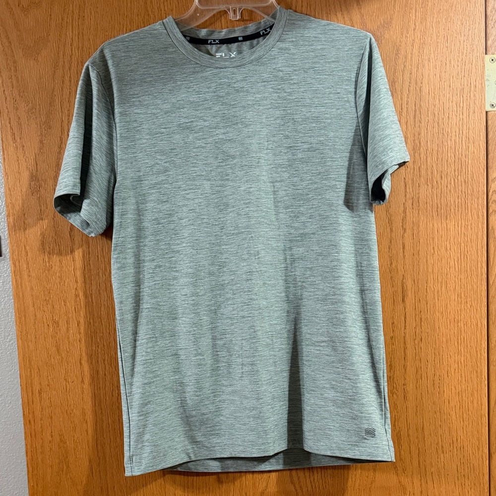 FLX Men's Heather Gray Short Sleeve Tee